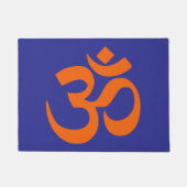 Moderne Oranje Om Deurmat (Voorkant)