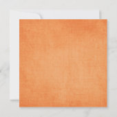 Moderne Oranje paaseierjacht feest Kaart (Achterkant)