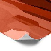 Moderne oranje posters (Hoek)