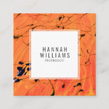 Moderne Oranje QR-code Terracotta-verfpatroon