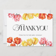 Moderne Oranje Roze Tulpen Bloemrijke Bruidsdouche