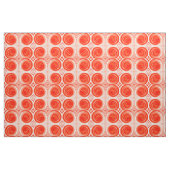 Moderne Oranje Swirl Abstracte kunst Stof (Yard (91,4 cm))