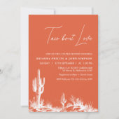 Moderne Oranje Taco 'Bout Love Koppel Shower Kaart (Voorkant)