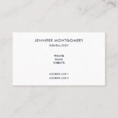 Moderne Oranje vogels in een grote - boomillustrat Visitekaartje (Achterkant)