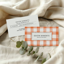 Moderne Oranje Waterverf Buffalo Plaid Rustiek