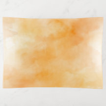 Moderne Oranje Waterverf