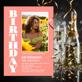 Moderne oranjewitfoto van elke leeftijd op zaterda kaart