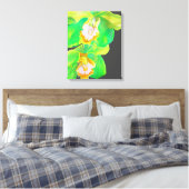 Moderne orchidee moderne bloemkunst canvas afdruk (Insitu (Slaapkamer))