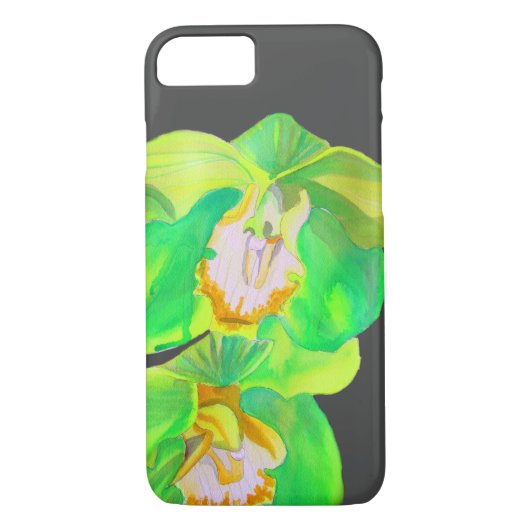 Moderne orchidee moderne bloemkunst Case-Mate iPhone case (Achterkant)