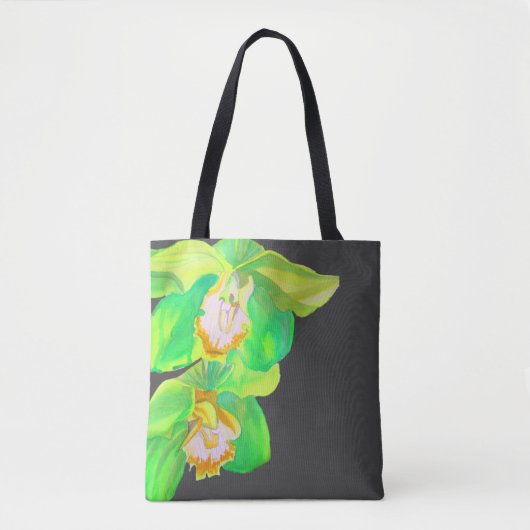 Moderne orchidee-pop tote bag (Voorkant)