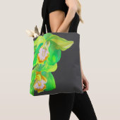 Moderne orchidee-pop tote bag (Dichtbij)