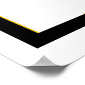 Moderne orchideeënillustratie uit het midden van d poster (Hoek)