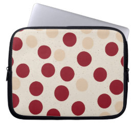 Moderne Organische Stip Laptop Sleeve