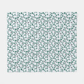 Moderne organische terrazzo | Abstracte stenen moz Fleece Deken (Voorkant (Horizontaal))