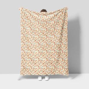 Moderne organische terrazzo Abstracte stenen moz Fleece Deken