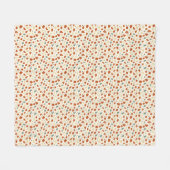 Moderne organische terrazzo | Abstracte stenen moz Fleece Deken (Voorkant (Horizontaal))