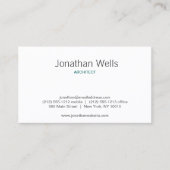 Moderne Origami kraan Logo Visitekaartje (Voorkant)