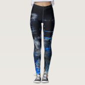 Moderne originele abstracte leggings, gym/yoga leggings (Voorkant)