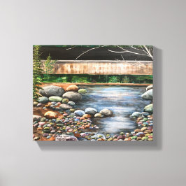 Moderne originele Brook Art Uitgerekte Canvas Prin Afdruk