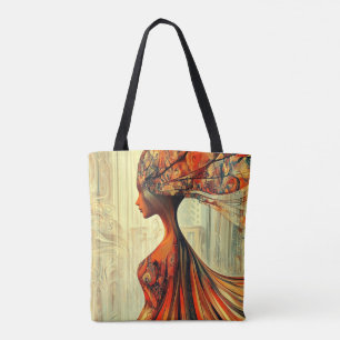 Moderne Originele Unieke Trendy Coole Fantasy Vrou Tote Bag