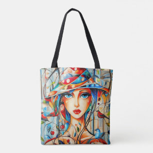 Moderne Originele Unieke Trendy Coole Fantasy Vrou Tote Bag