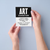 Moderne oude artistieke tentoonstelling Adverteren Flyer (Hand)