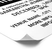 Moderne oude artistieke tentoonstelling Adverteren Poster (Hoek)