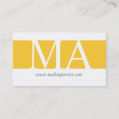 Moderne, oude, artistieke Visitekaartjes (Achterkant)