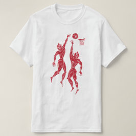 Moderne oude Olympiërs basketbal T-shirt