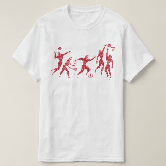 Moderne oude Olympiërs Sport T-shirt (Design voorkant)