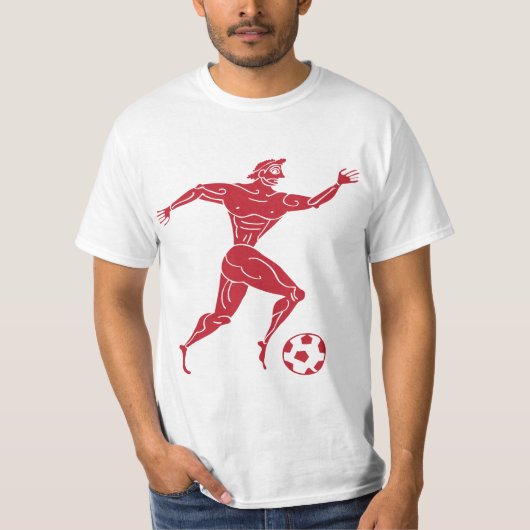 Moderne Oude Olympiërs Voetbal Football Donker T-shirt (Voorkant)
