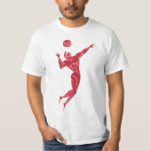 Moderne oude Olympiërs volleybal T-shirt (Voorkant)