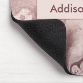 Moderne, oude Roos, gouden en dubbelblinde naam Muismat (Hoek)