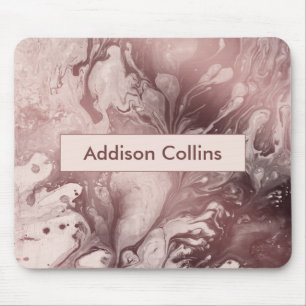 Moderne, oude Roos, gouden en dubbelblinde naam Muismat