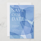 Moderne oude typografie bespaart de datum aankondiging (Voorkant)