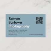 Moderne, oude typografie Unieke fotografie Visitekaartje (Voorkant)