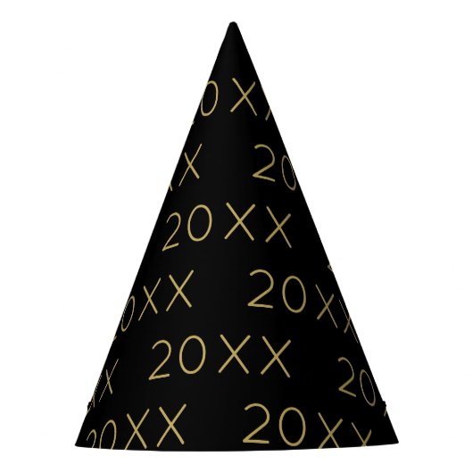 Moderne oudejaarsavond feesthoedjes (Voorkant)