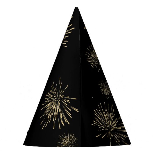 Moderne oudejaarsavond feesthoedjes (Achterkant)