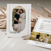 Moderne Ovale Boog Fotografie Cadeaubon