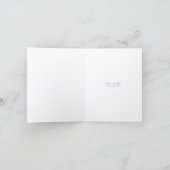 Moderne ovale eindexamenfoto bedankkaart (Binnen)
