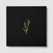 Moderne ovale foto bruiloft gastenboek (Achterkant)