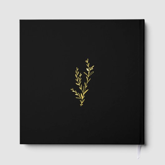 Moderne ovale foto bruiloft gastenboek (Achterkant)