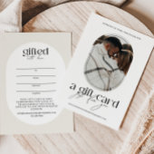Moderne Ovale Fotografie Cadeaubon