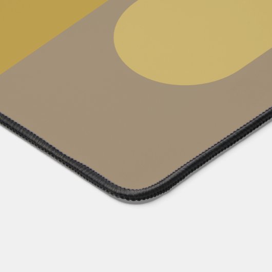 Moderne ovalen bureaumat (Hoek)