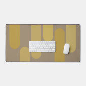 Moderne ovalen bureaumat (Keyboard & Muis)