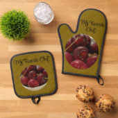 Moderne, Oven Mitt & Pot Holder Set (Top down)
