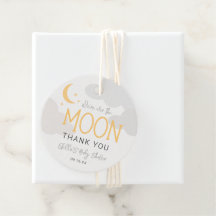 Moderne Over The Moon Baby Shower