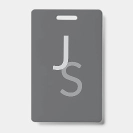 Moderne overlappende monografische Initialen | Gra Badge