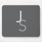 Moderne overlappende monografische Initialen | Gra Muismat (Voorkant)