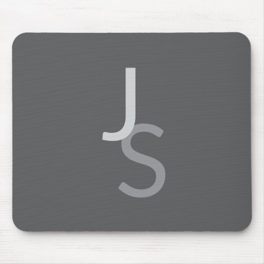 Moderne overlappende monografische Initialen | Gra Muismat (Voorkant)